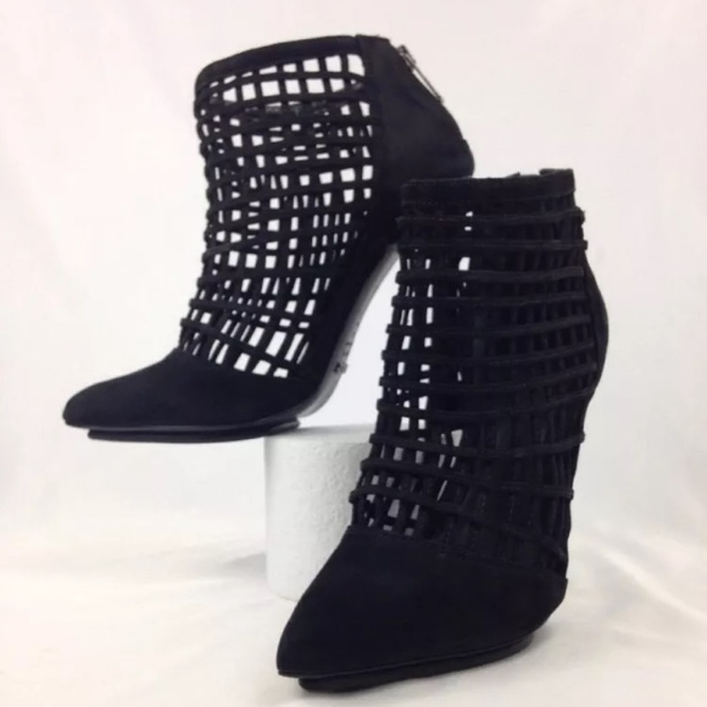 SCHUTZ caged booties heels size 9 Never worn!